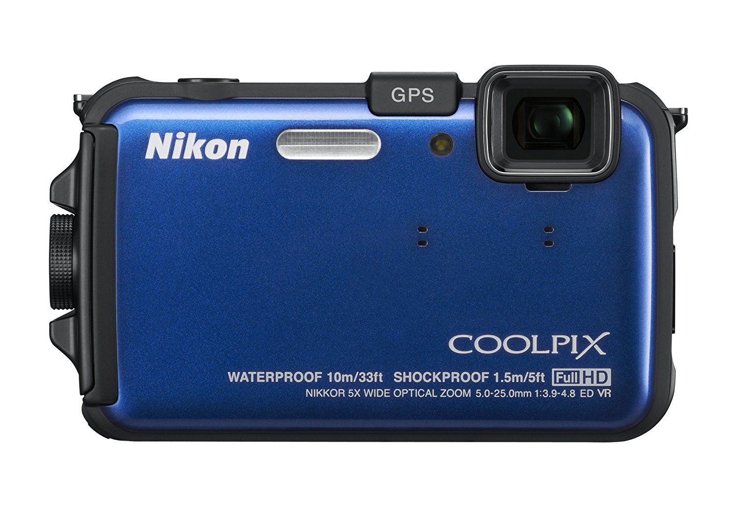 Nikon COOLPIX AW100 16 MP CMOS Waterproof Digital Camera with GPS and