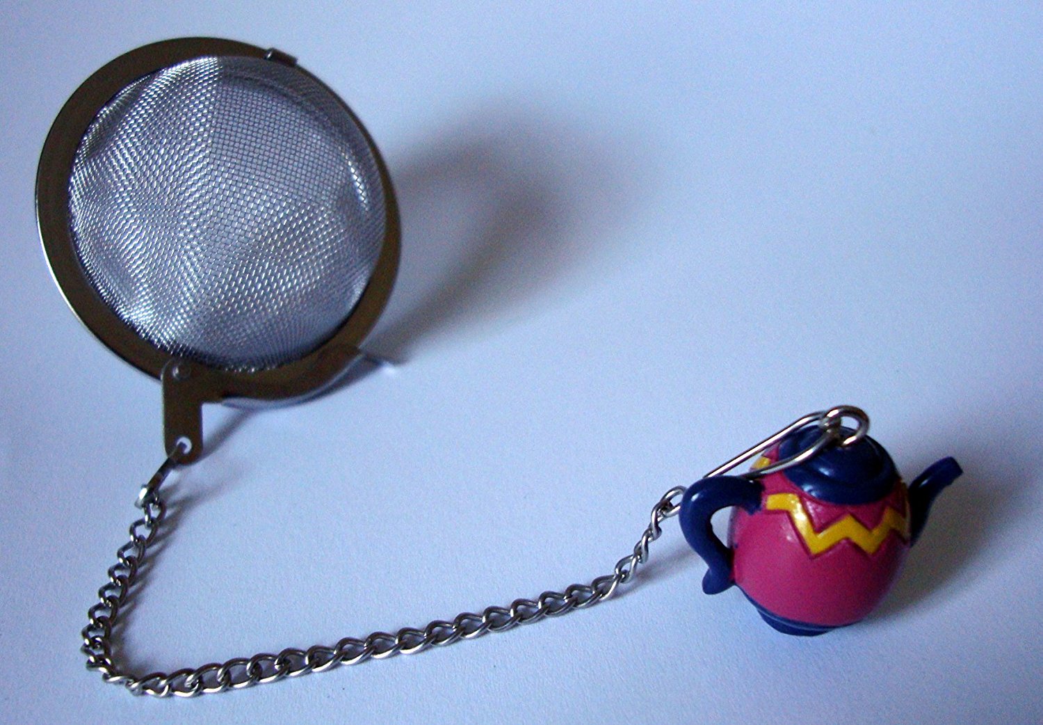 Mesh Infuser Ball 2in. with Decorative Teapot free image download