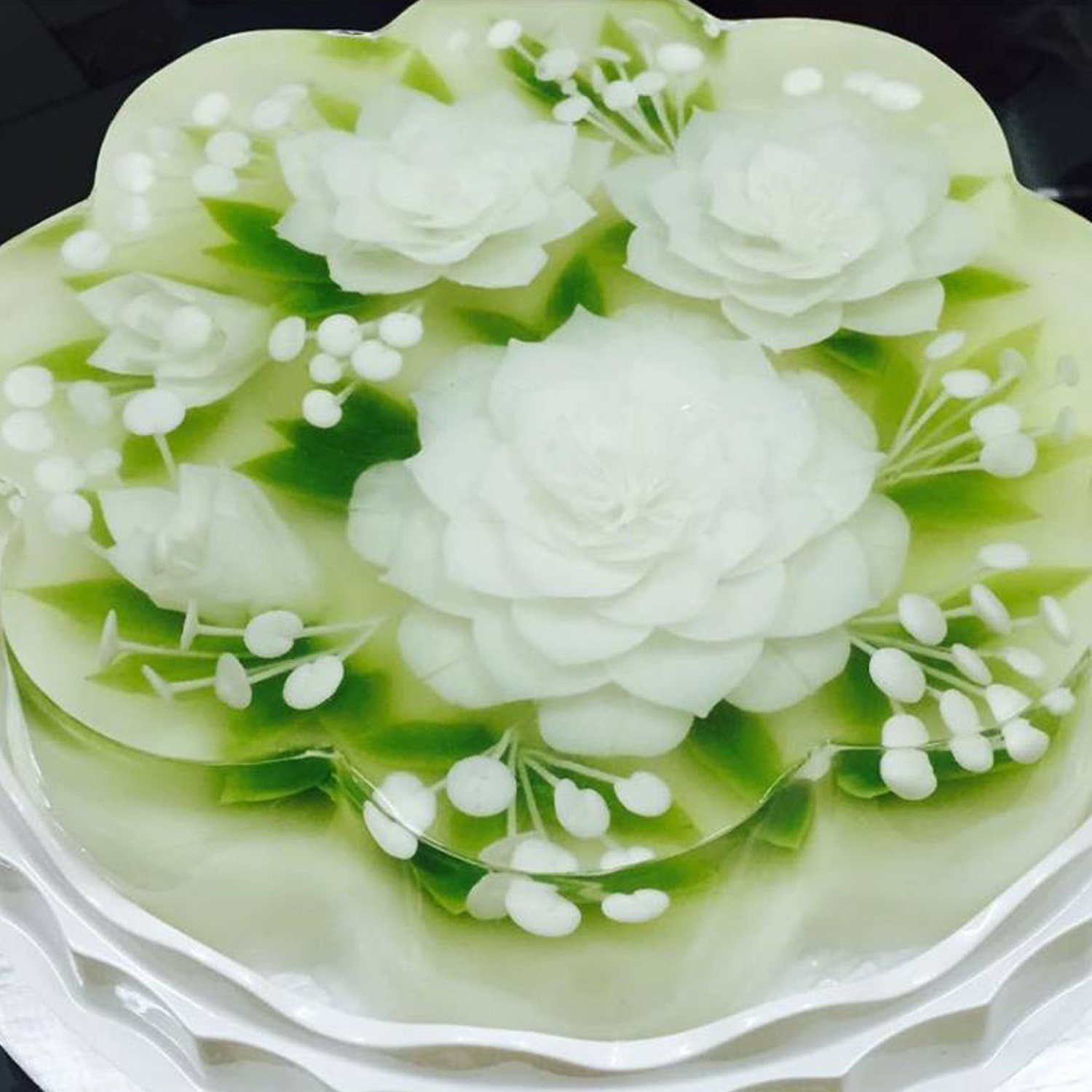 Gelatin Art Tools Bowl 3pcs/set Stainless Steel 3d Jelly Cake Tools