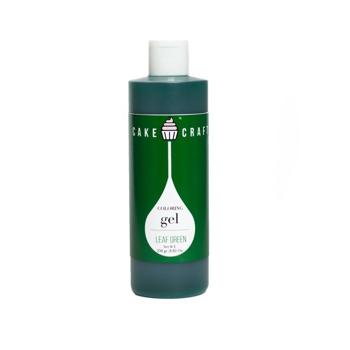 Cake Craft Coloring Gel Leaf Green, 250gr [8.82 Oz] GREAT FOR