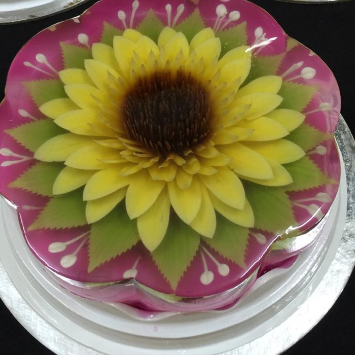 Gelatin Art Tools Bowl 3pcs/set Stainless Steel 3d Jelly Cake Tools