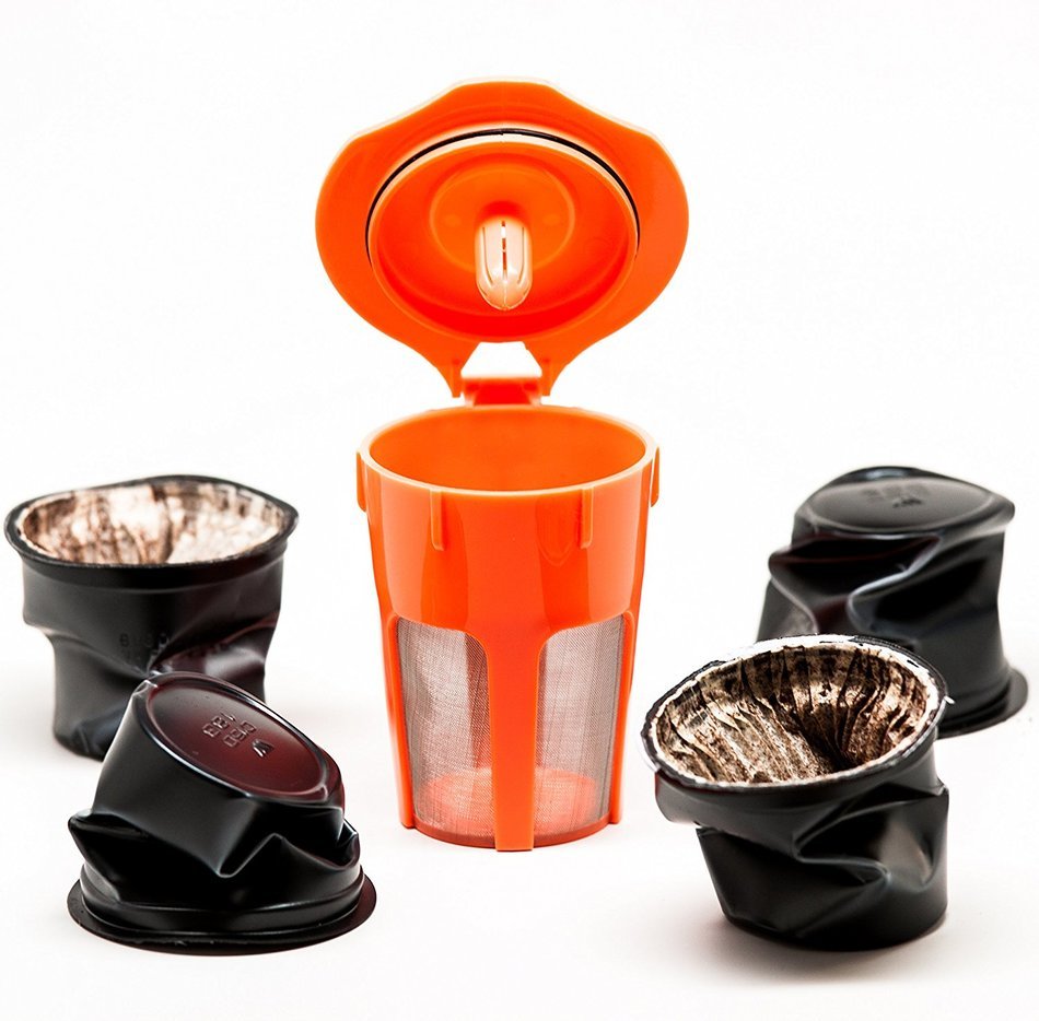 Coco K Cupz (3 Pack) Reusable & Refillable LARGE 5 Cup Brew Carafe