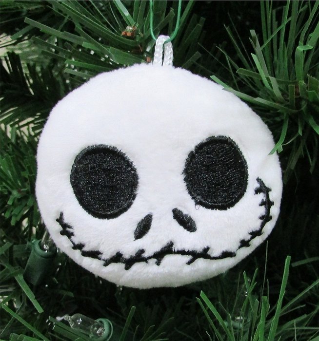 NIGHTMARE BEFORE CHRISTMAS Plush Ornament Set Featuring 6 Jack