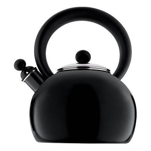 Wilton Brands 25031336 Copco Bella Tea Kettle Black Porcelain Enamel