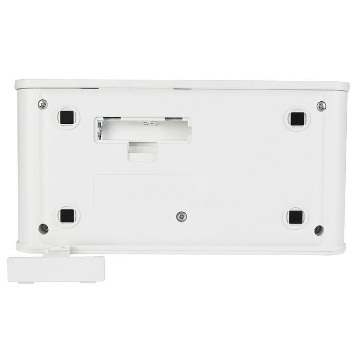 TIVDIO RT4504 FM Dual Alarm Clock Radio with USB Charging for