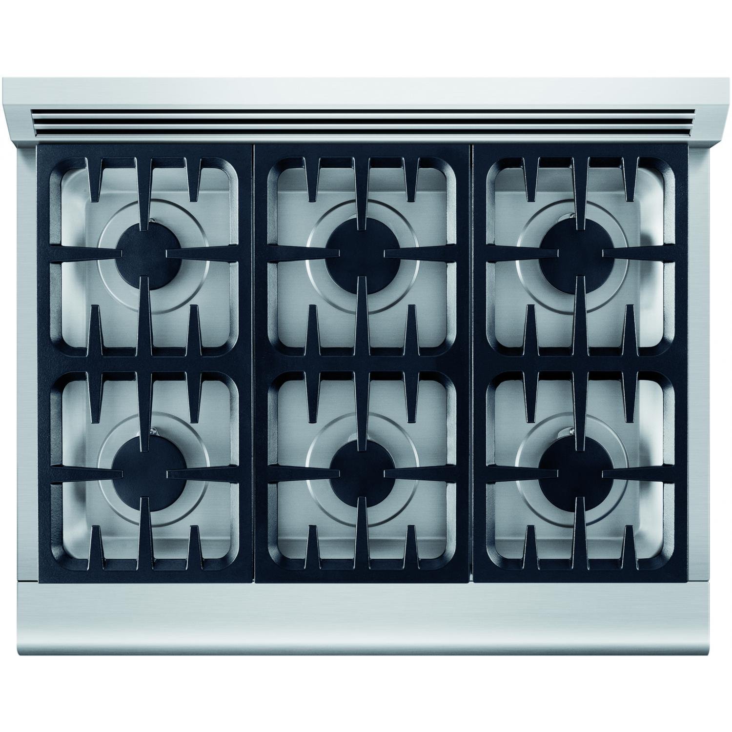 DCS RDV366L Professional 36" Stainless Steel SlideIn Dual Fuel Sealed