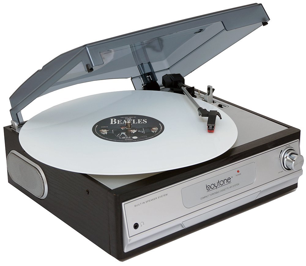 Boytone BT17TBC Turntable + Cassette Player + Headphone jack free image download
