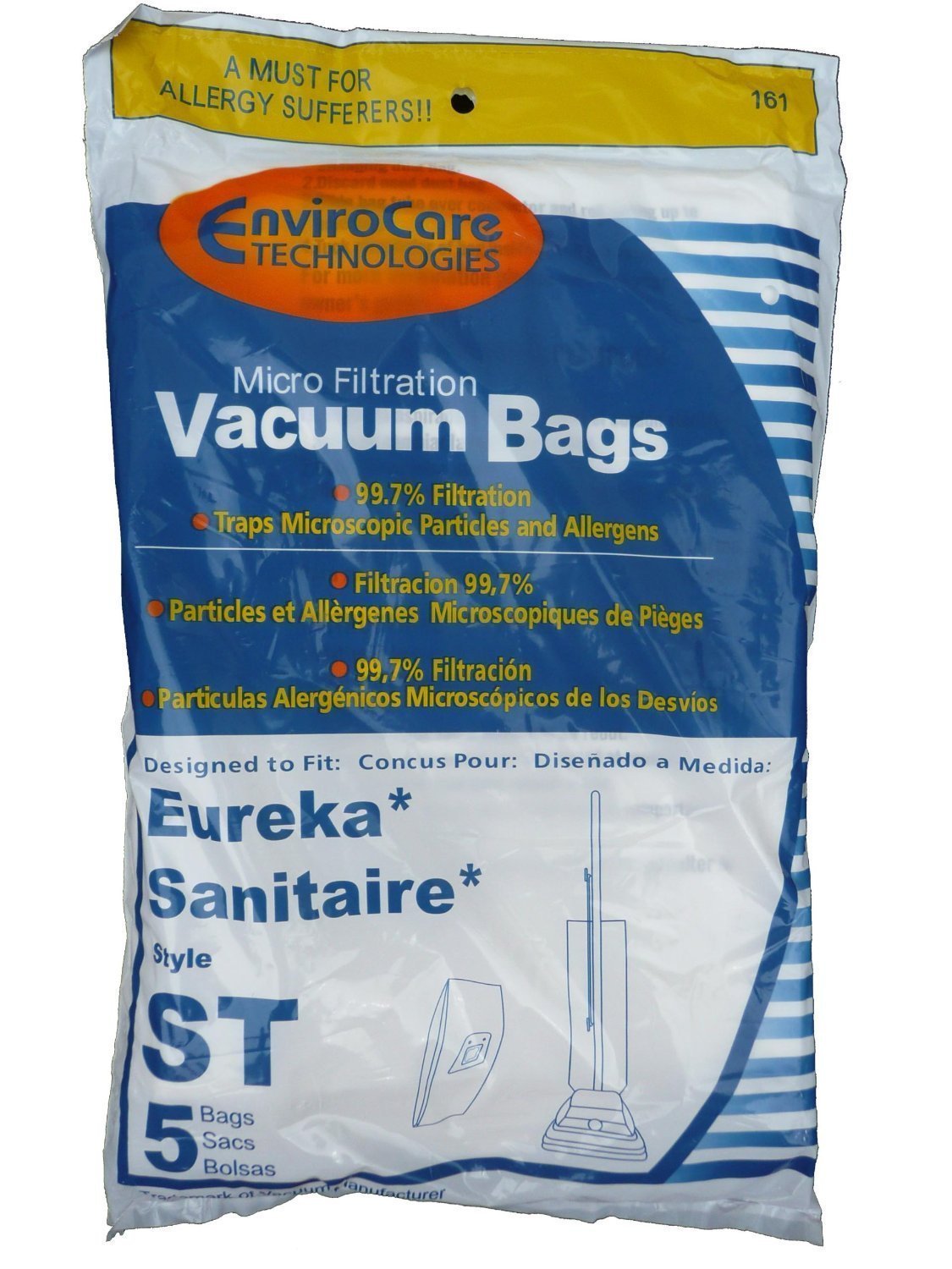 Electrolux Sanitaire Vacuum Bags STYLE ST 5 Bag Package free image download