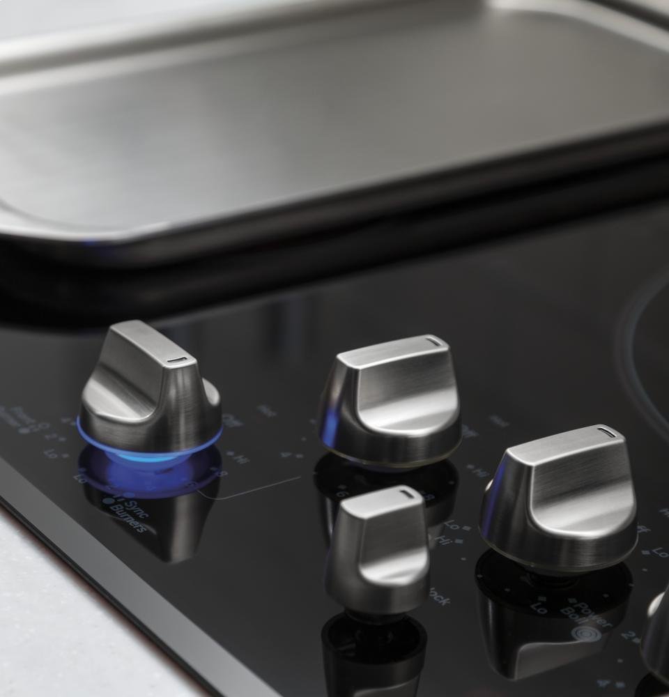 GE Cafe CP9536SJSS 36" Builtin Electric Cooktop with Five Elements