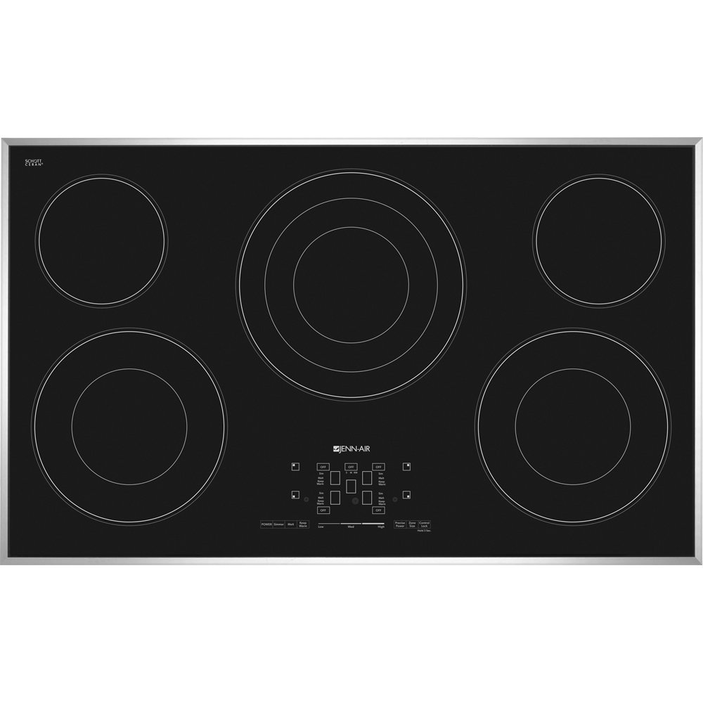 JennAir 36" inch JEC4536BS Stainless Electric Radiant Cooktop with