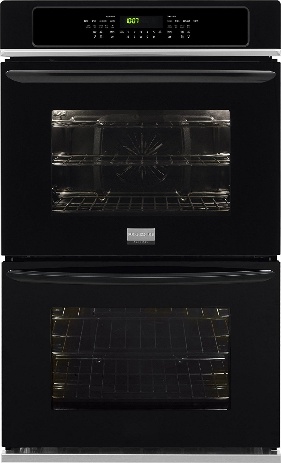 Frigidaire FGET3065PBGallery 30" Black Electric Double Wall Oven