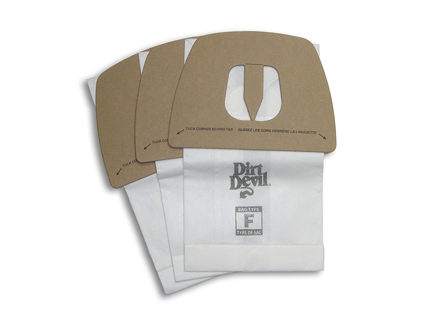 Dirt Devil Replacement Type F Vacuum Cleaner Bags, Package of 3 free image download