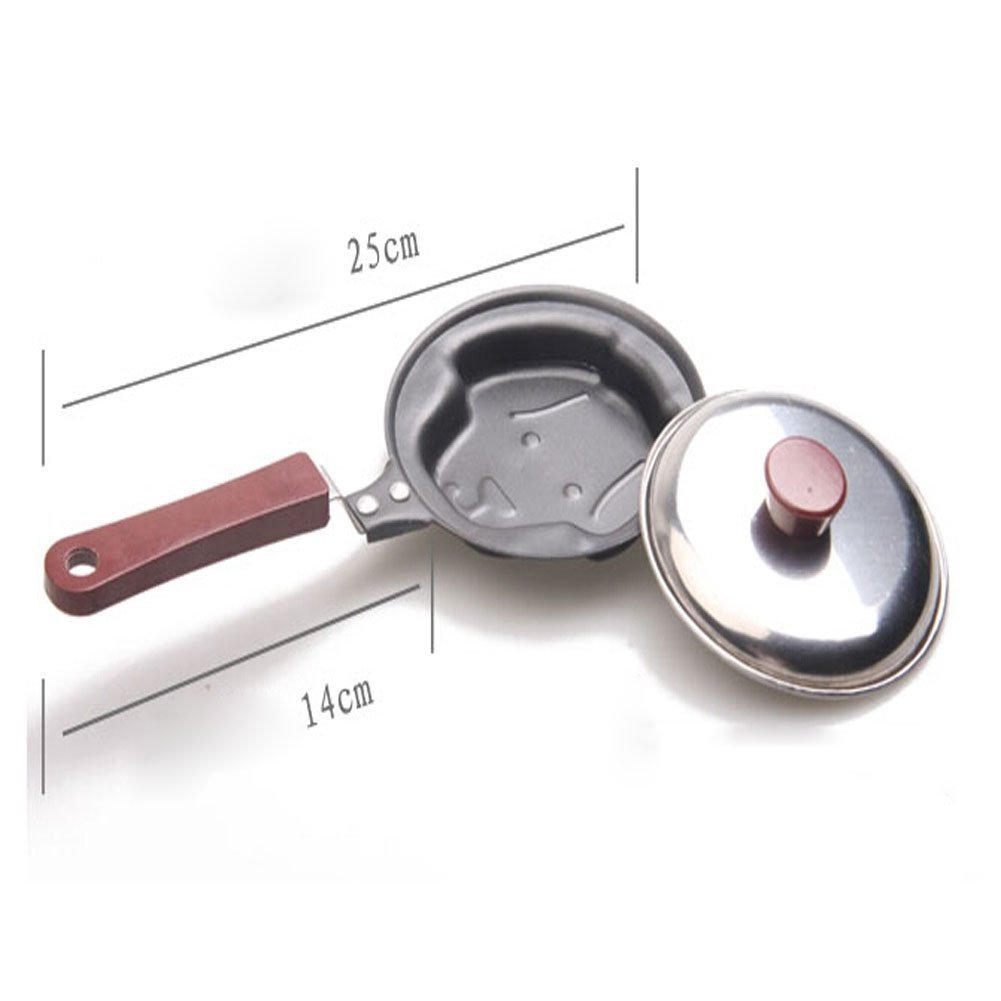 Lovely Puppy Utility Nonstick Cast Iron Skillet Mini Poached Egg Pan(4.