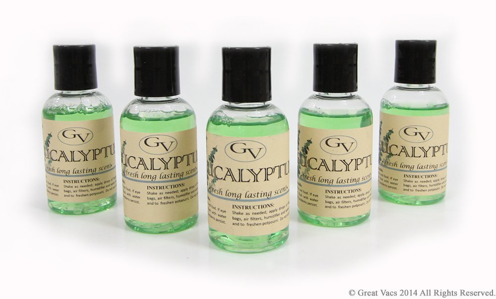 5 Pack Eucalyptus vacuum fragrance scents for Rainbow, Rainmate