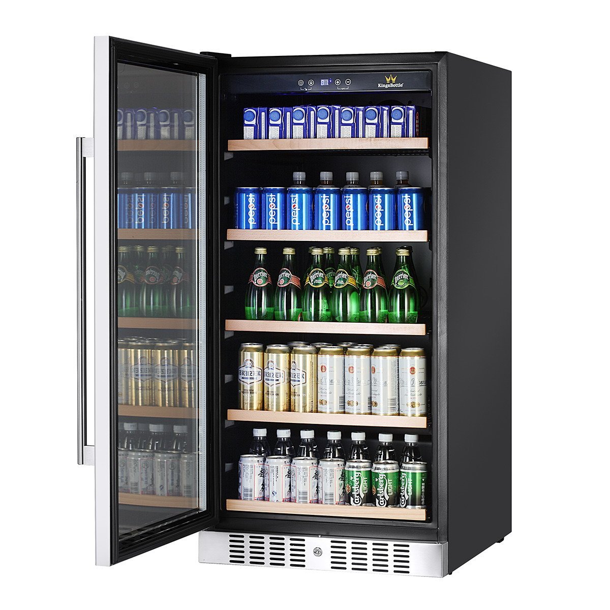 9.53CF ( 270L ) BEVERAGE REFRIGERATOR GLASS DOOR WITH SEAMLESS