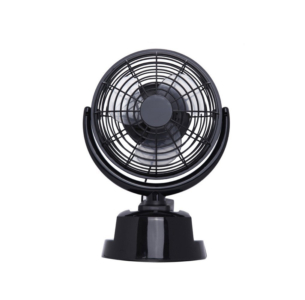 IBaste 4 Inch Portable Mini USB Charging or Battery Powered Desktop Oscillating Fan Black free