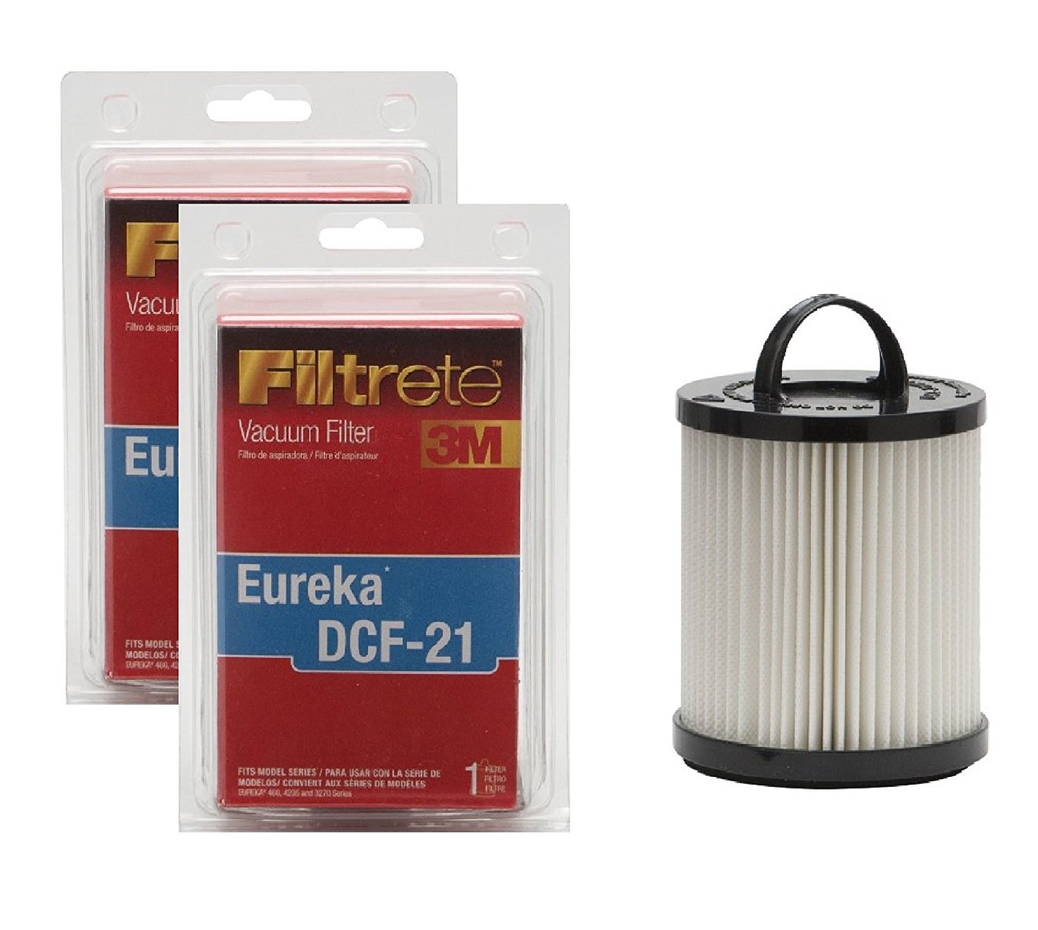 3M Filtrete Eureka DCF21 Allergen Vacuum Filter, 1 Pack N2 free image
