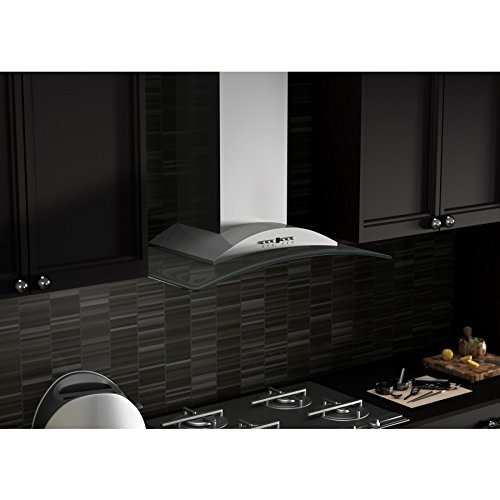 Z Line KN36 Z Line 760 CFM Wall Mount Range Hood, 36", /Glass