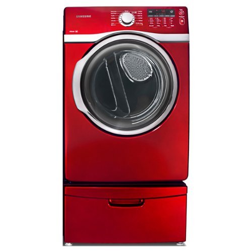 Samsung DV393ETPARA 7.3 Cu. Ft. Red Stackable With Steam Cycle Electric