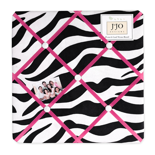 Zebra Pink Memo Board free image download
