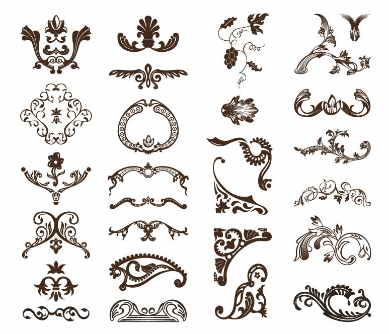 Vintage Floral Vector free image download