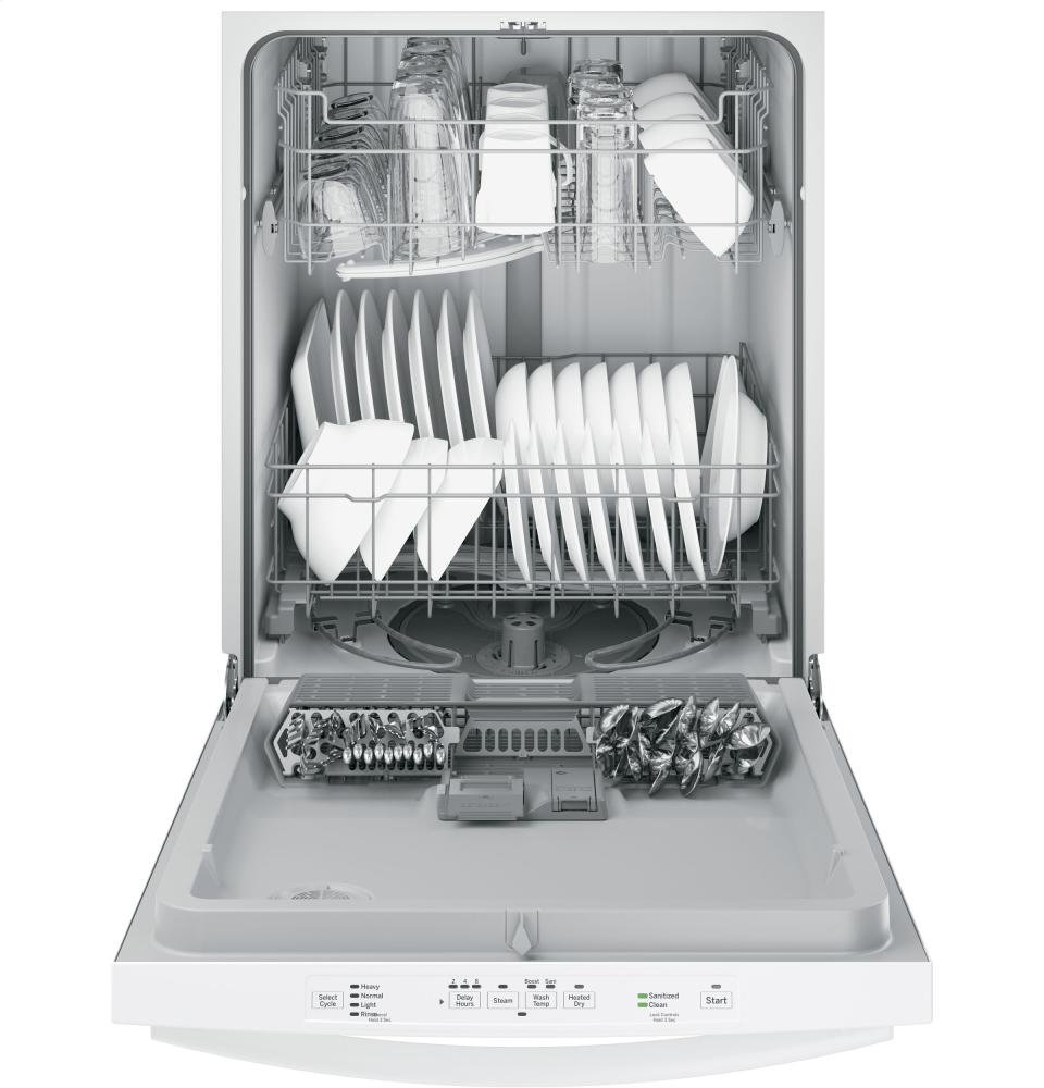 GE 24" White BuiltIn Dishwasher N7 free image download