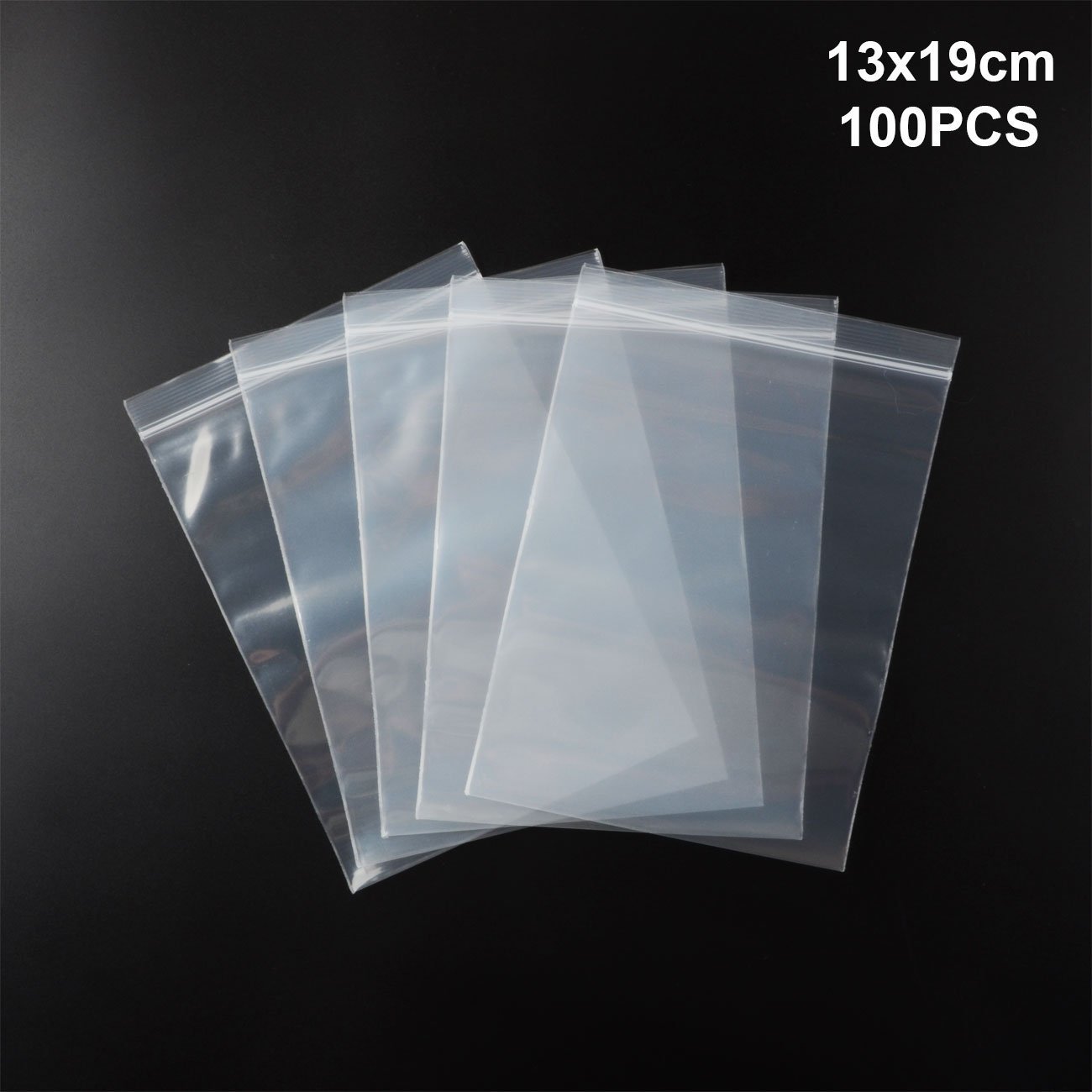 16mil Thickness Resealable Zipper Poly Bags, Clear Polyethylene Zipper Bags, Jewelry Pouch Bags