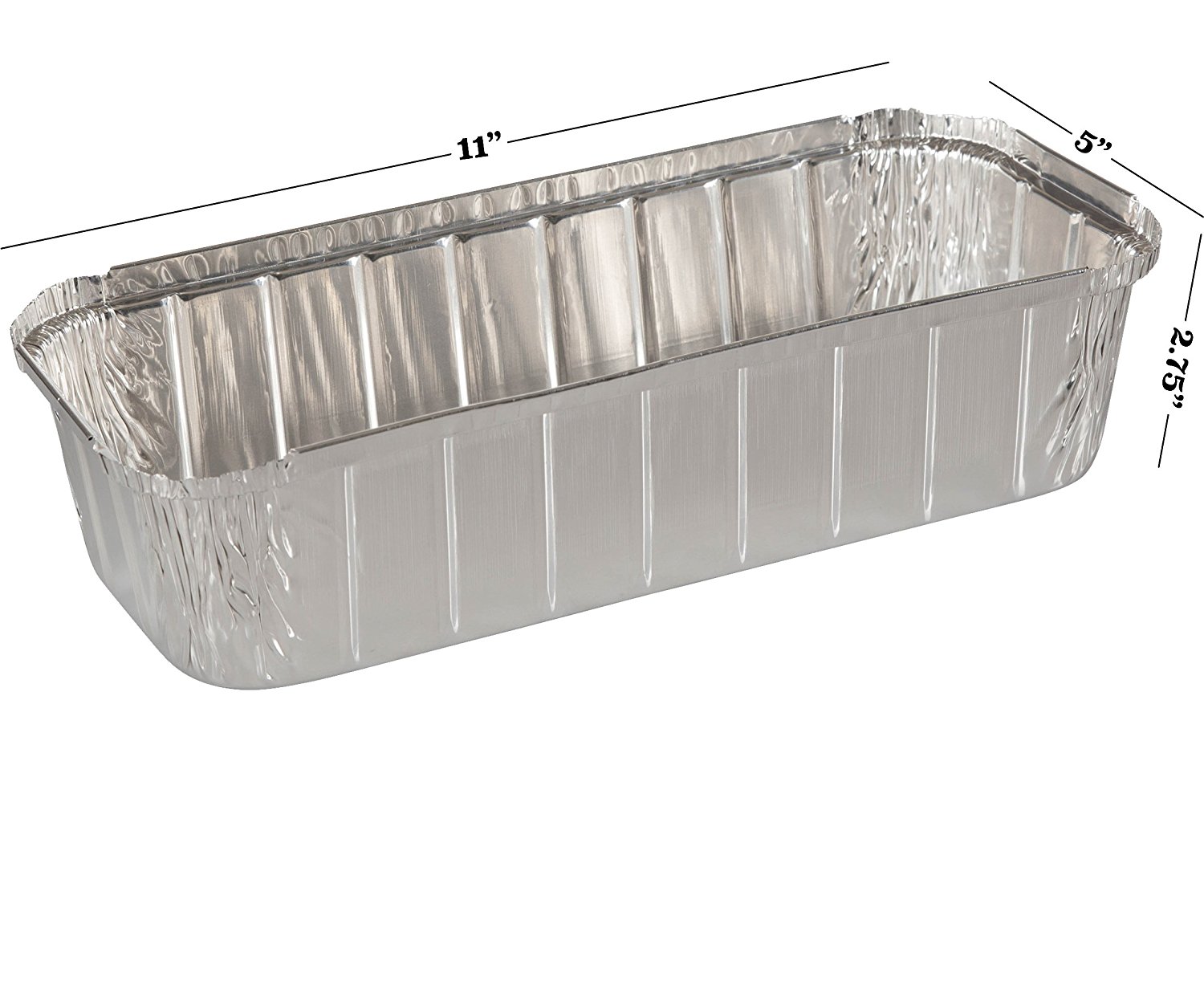 Paksh Disposable Aluminum Loaf Pans (Pack of 50) Bread Tin Suitable