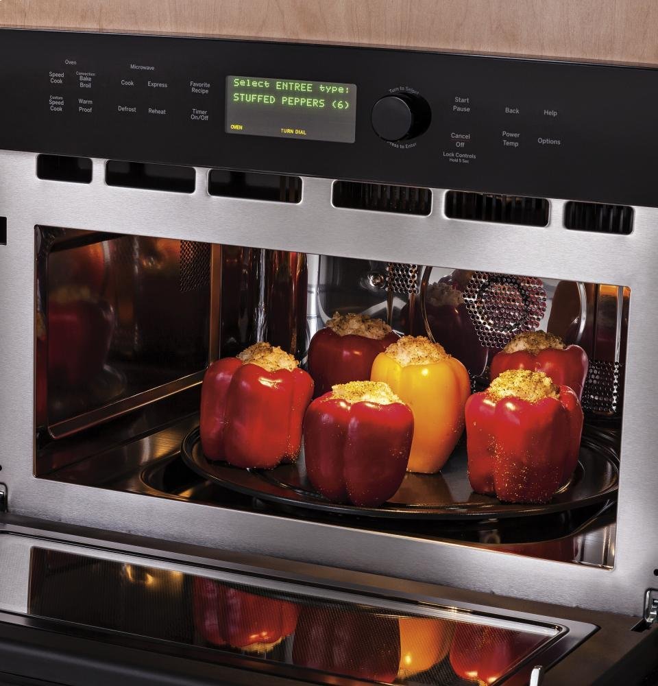 GE PSB9120DFBB Profile Advantium 30" Black Electric Single Wall Oven