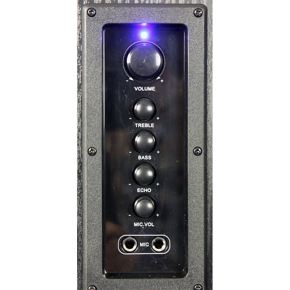 VM Audio Floorstanding Home Bluetooth Tower Speakers, Black (Pair