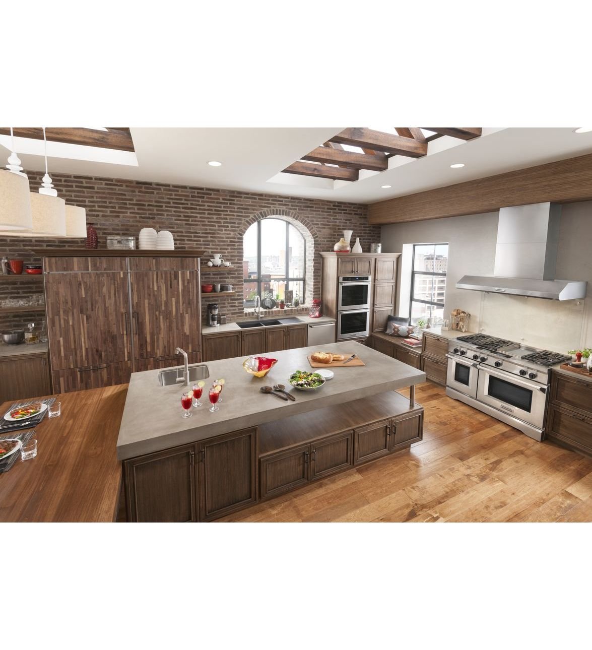 KitchenAid KGCU484VSS 48 Commercial Style Gas Rangetop Stainless