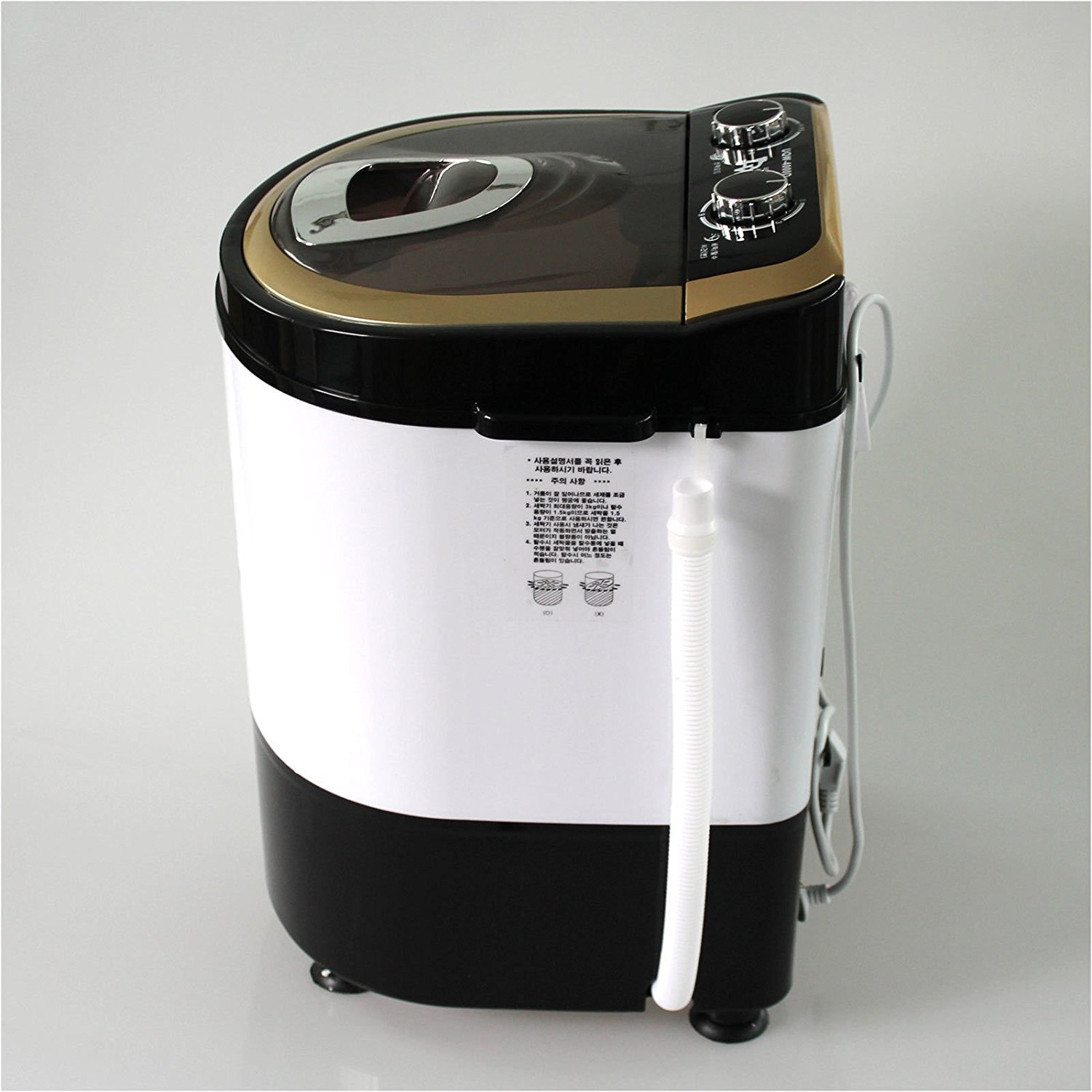 Nwt DAEWOONG Mini Washing Machine Rinse Portable Washer Spin Dryer UQW