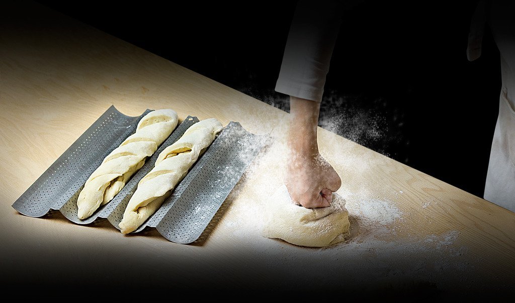 Chicago Metallic Commercial II NonStick Perforated Baguette Pan free image download