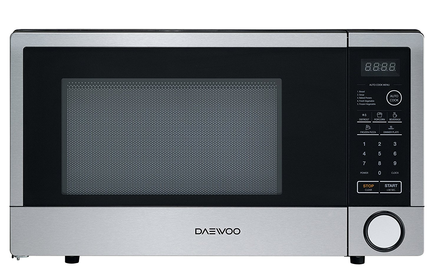 Daewoo 1.1 Cu. Ft. MidSize Microwave StainlessSteel/Black N3 free
