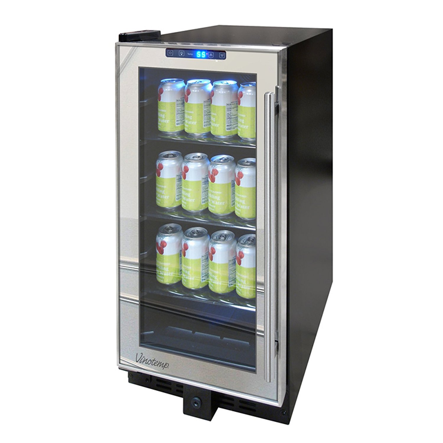 Vinotemp VNTVTBC32TSSML VT32 Mirrored Beverage Cooler N4 free image