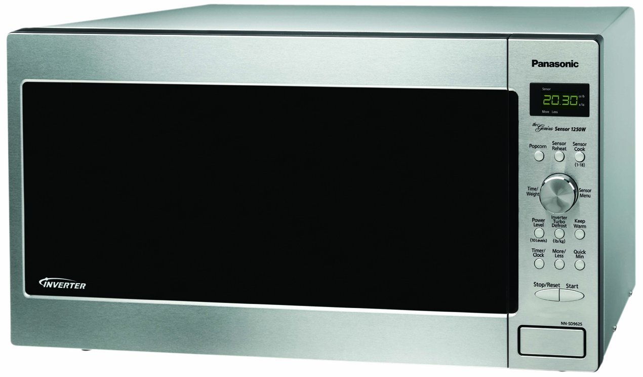 Panasonic NNSD762S Stainless 1250W 1.6 Cu. Ft. Countertop/Builtin