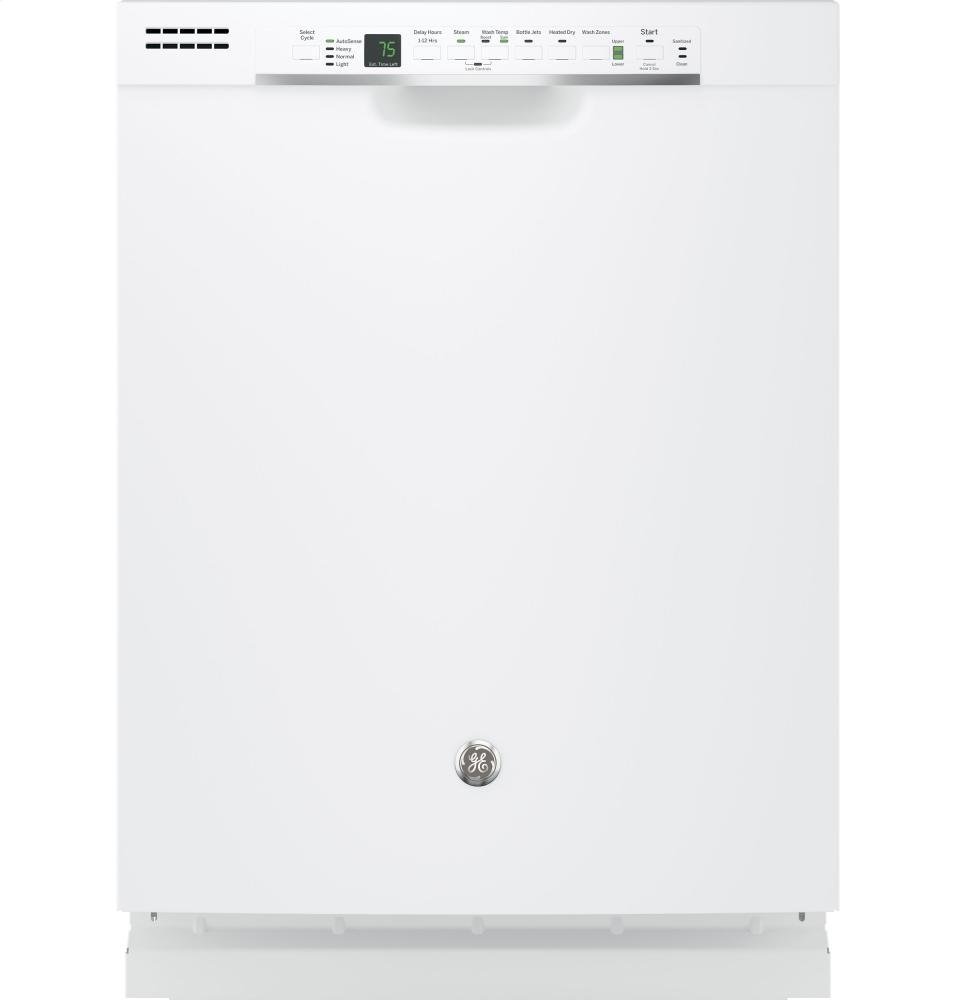 GE 24" White BuiltIn Dishwasher with Front Controls N4 free image download