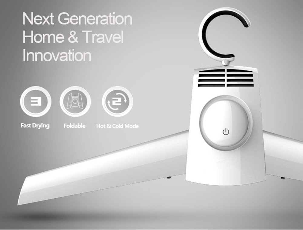 Mini Portable Clothes Shoes Dryer Hanger with Adjustable Hot and Cold