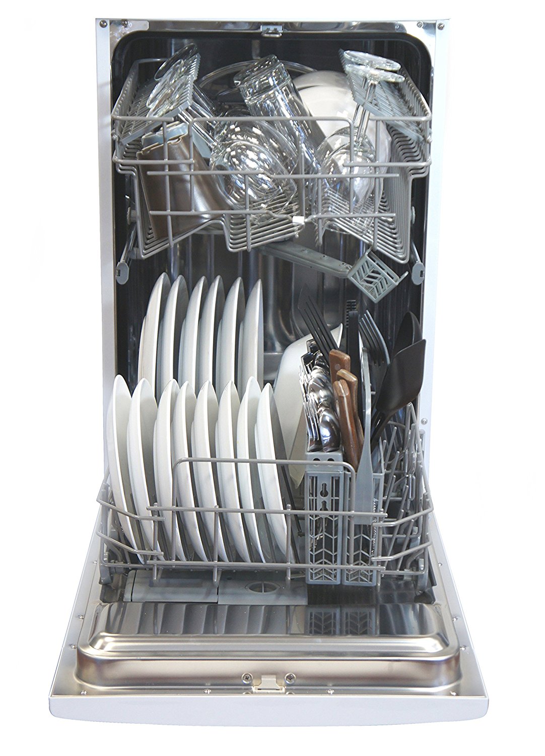 SPT SD9252W Energy Star 18" BuiltIn Dishwasher, White N3 free image
