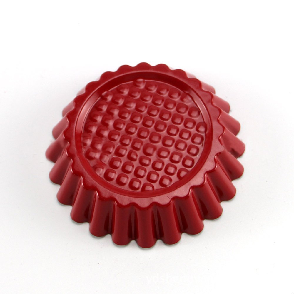 Cxuan 9.5 CM NonStick Stainless Steel Mini Tart Pans,Mini Pie Pan (Red) free image download