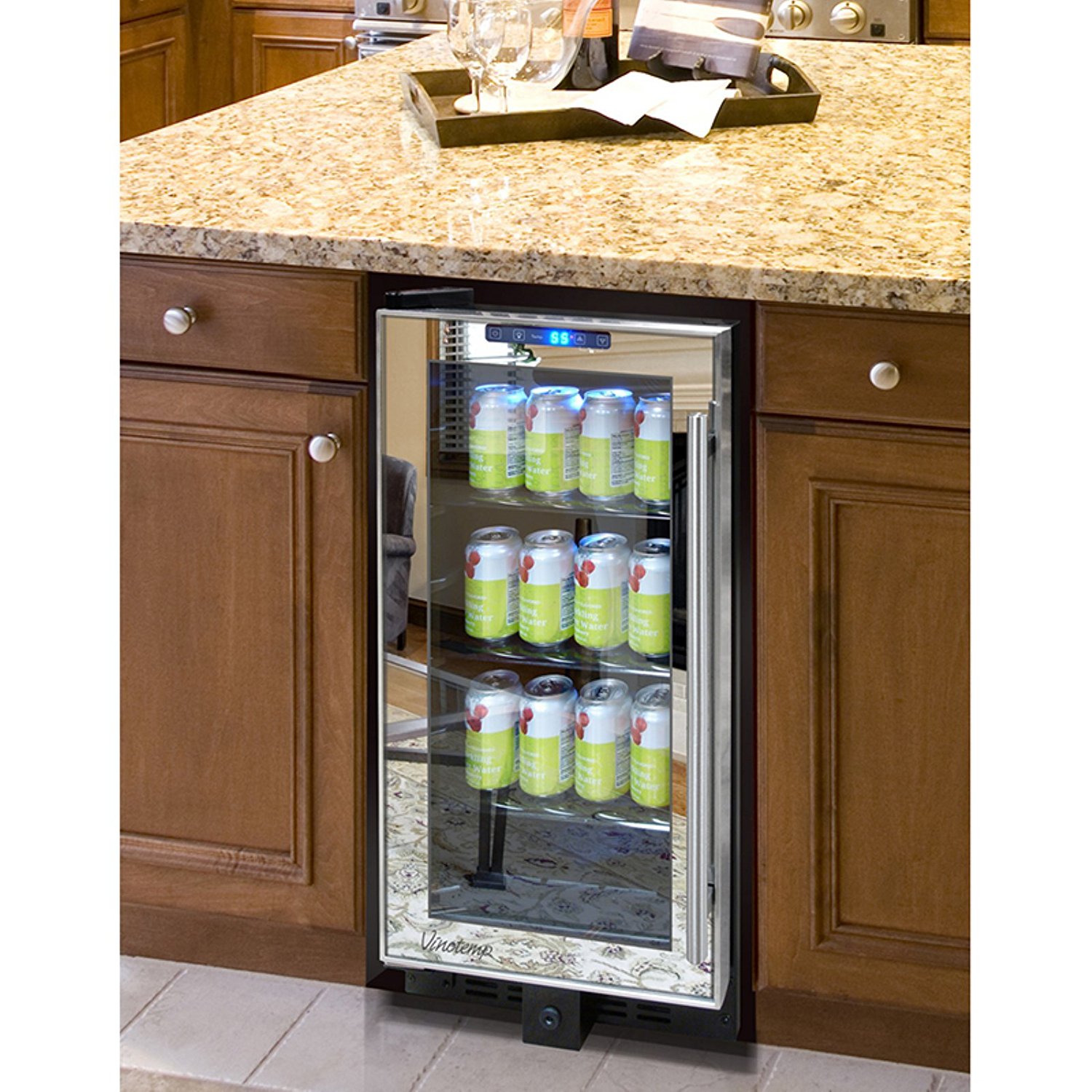 Vinotemp VNTVTBC32TSSML VT32 Mirrored Beverage Cooler N7 free image