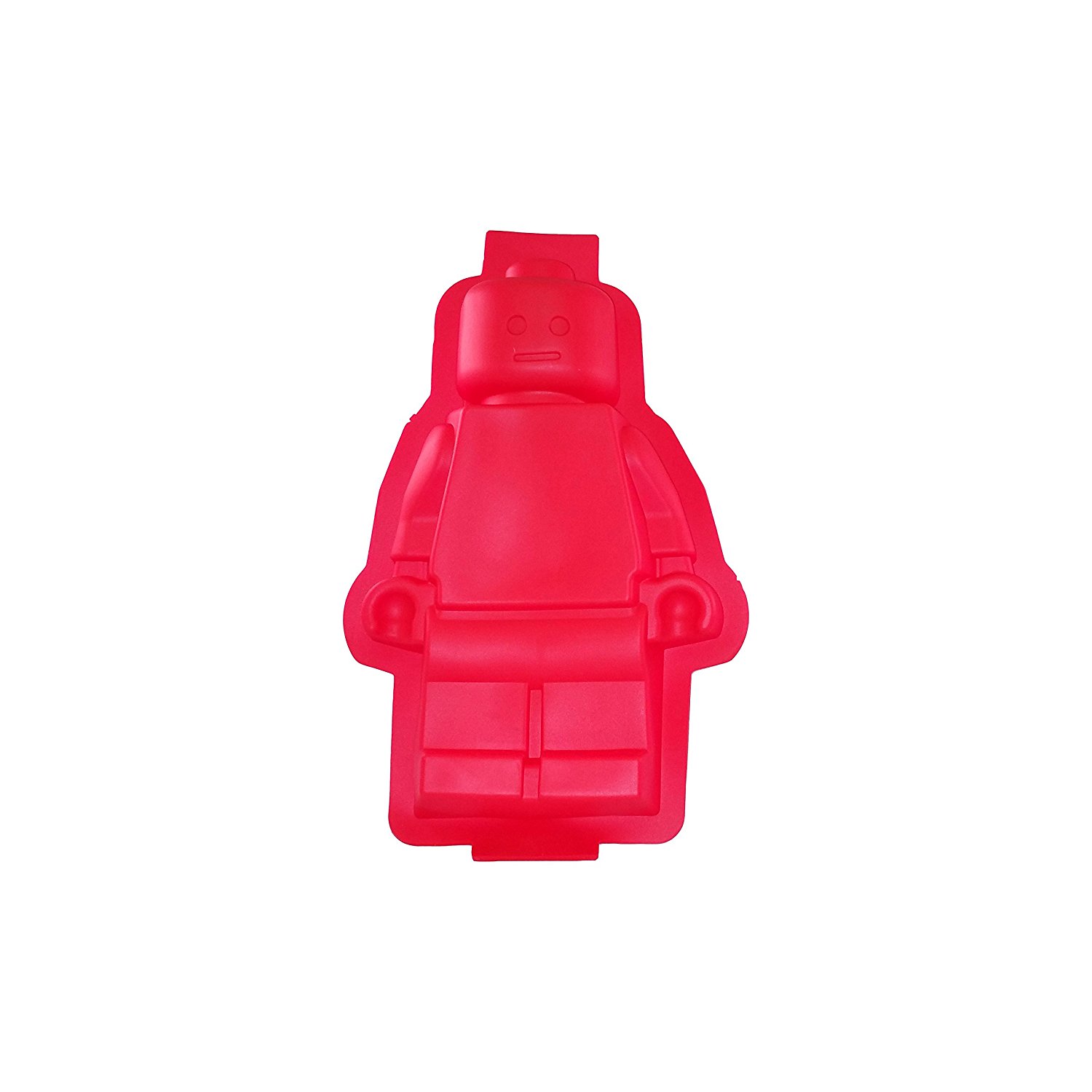 Large Silicone Minifigure + Brick Ice Cube Tray, Jello, Gummy Candy
