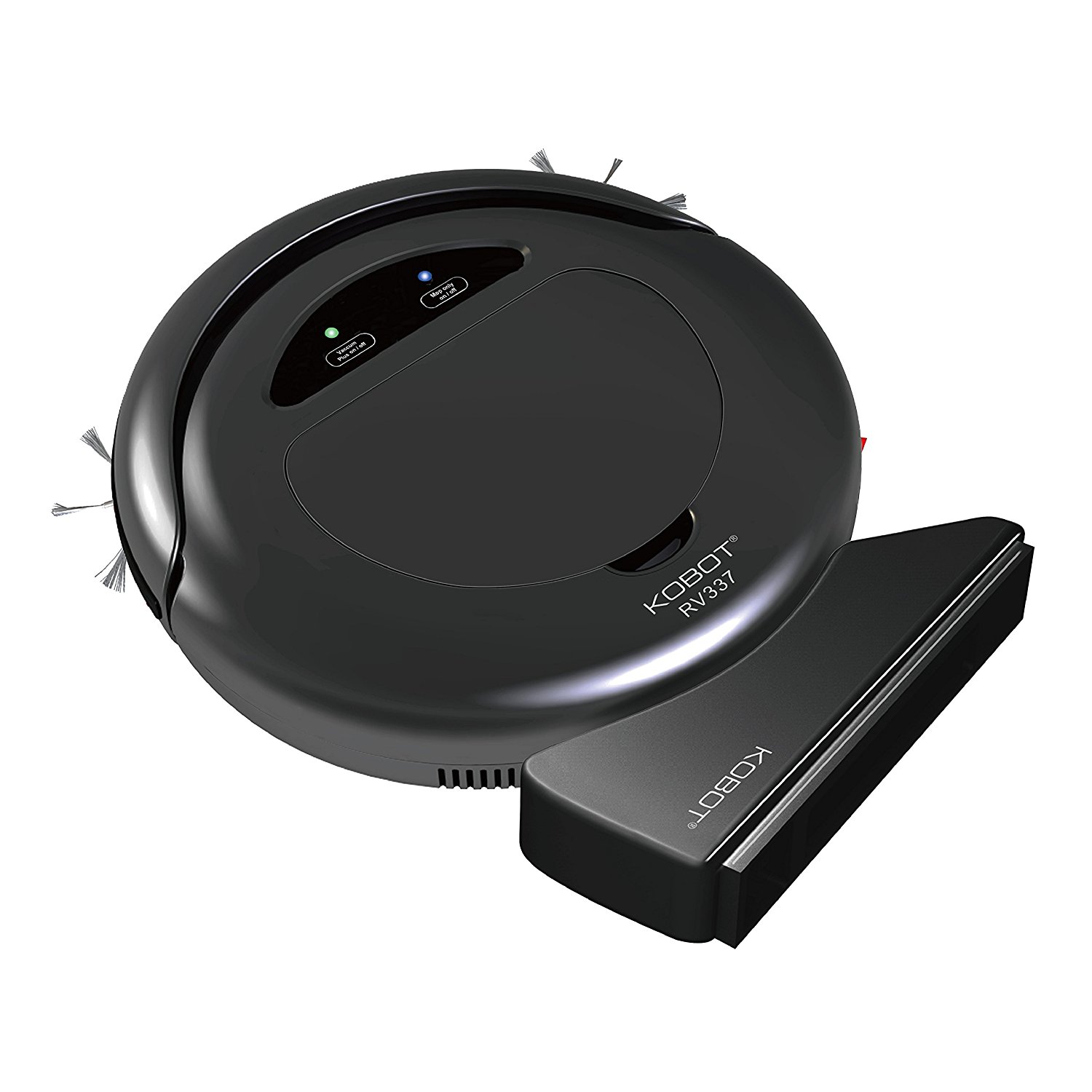 Techko Kobot RV337BK Kobot Robotic Vacuum with Auto Charging Home Base
