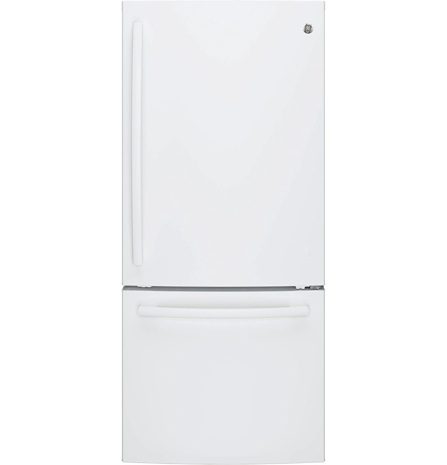 GE GDE21EGKWW 30" Energy Star Qualified BottomFreezer Refrigerator