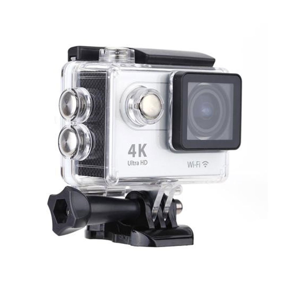 4K Ultra HD DV 16MP 1080p 60fps Sports Action Camera (White) WiFi + 170° Wide Angle Lens