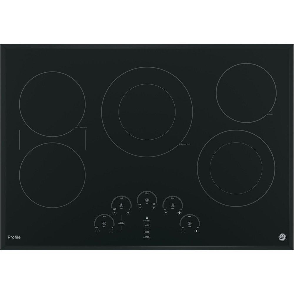 GE PP9030DJBB Profile 30" Black Electric Smoothtop Cooktop N2 free