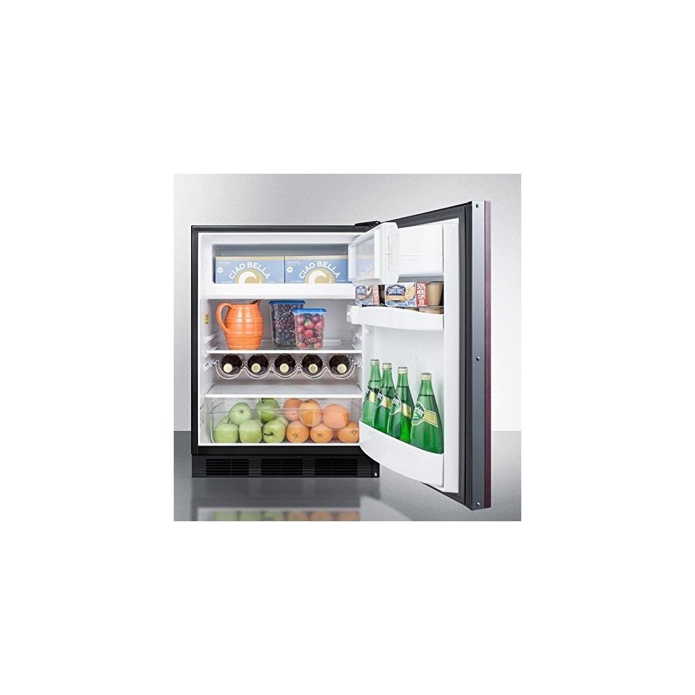 SUMMIT BuiltIn Undercounter RefrigeratorFreezer For Residential Use