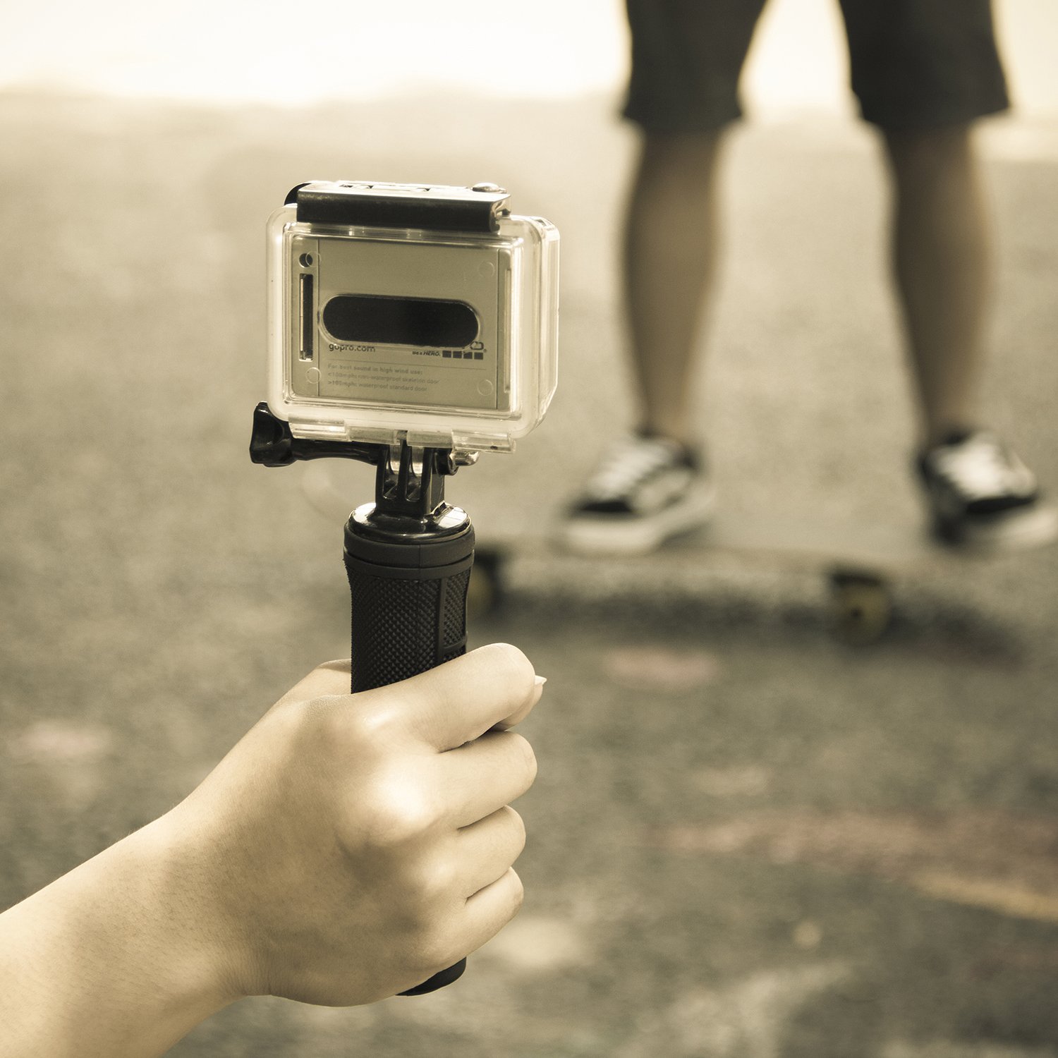 Gorilla Gear Action Camera Grip Stick Includes 6" Grip, Mount and