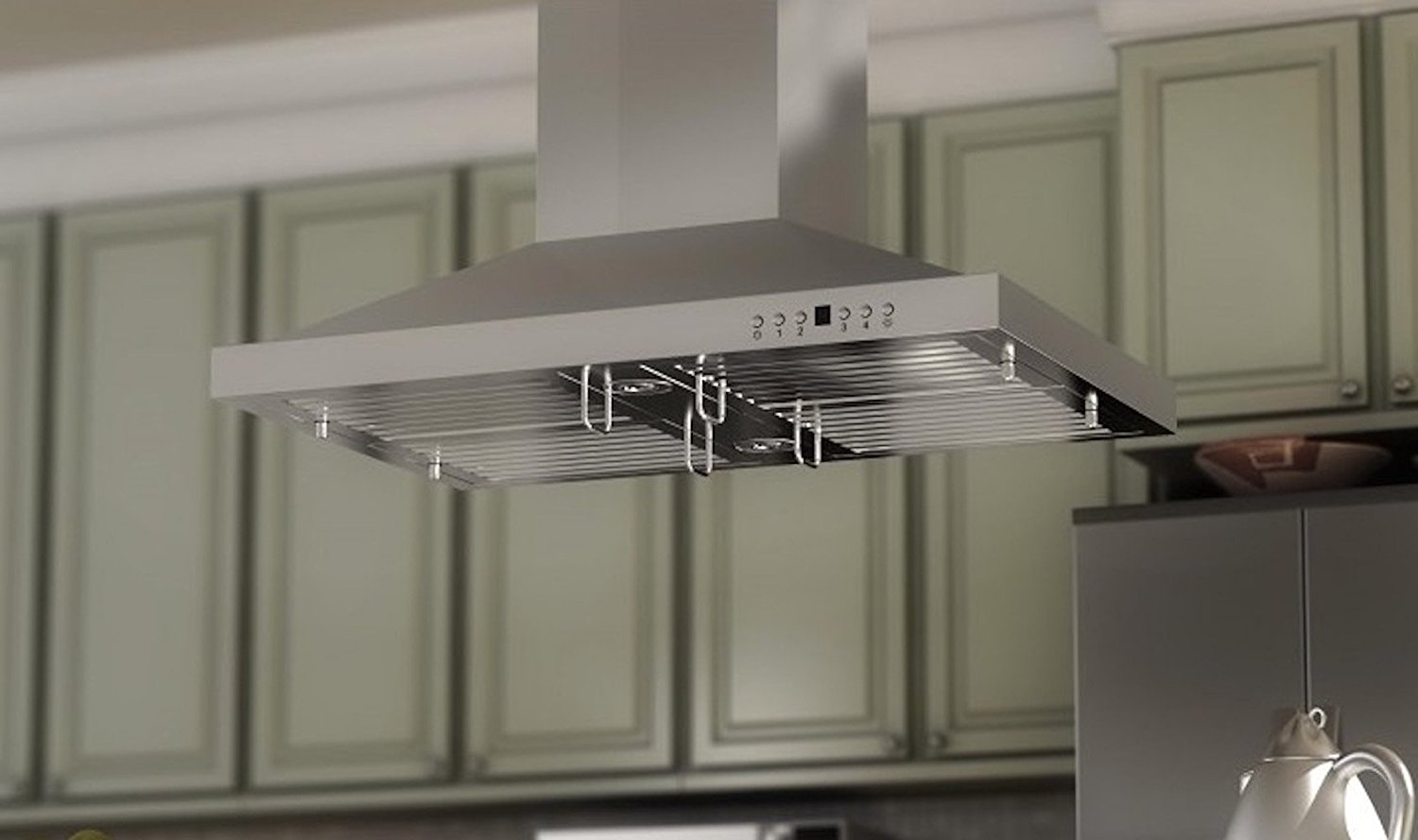 Z Line GL2i48 Stainless Steel Island Mount Range Hood, 48Inch N4 free