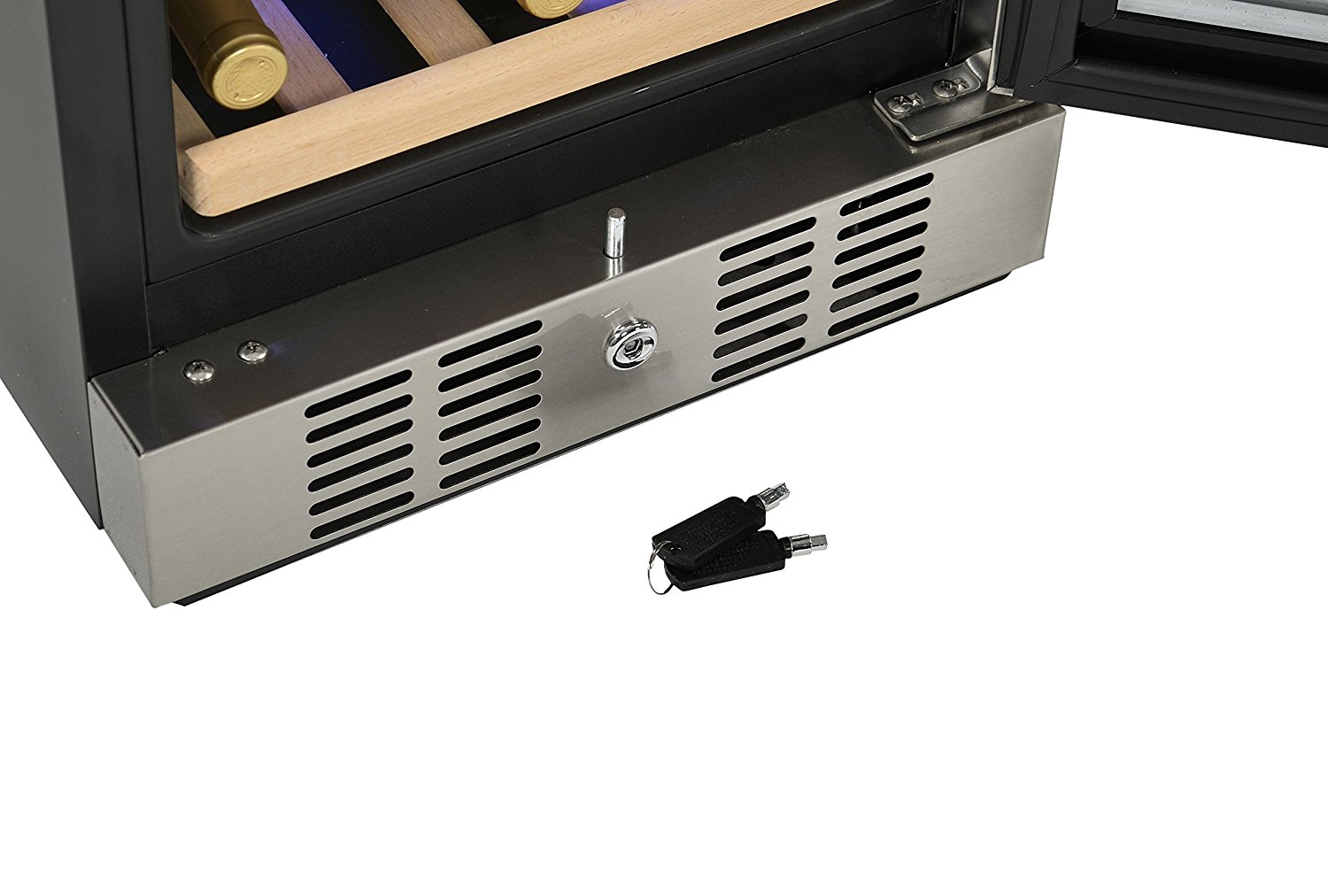 NewAir AWR290DB Compact 29 Bottle Compressor Wine Cooler, Black